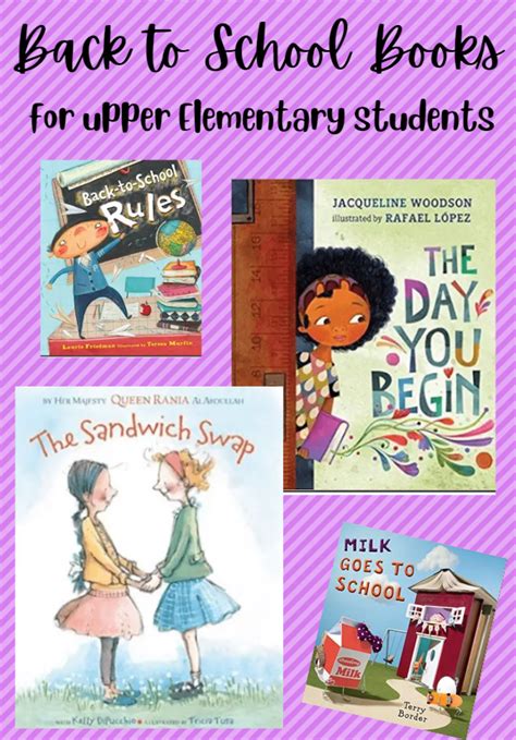Best Back To School Books For Upper Elementary