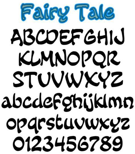 Printable silhouette letters of the alphabet. Alphabet Pattern - Fairy Tale, 2 inch - Printable PDF File ...