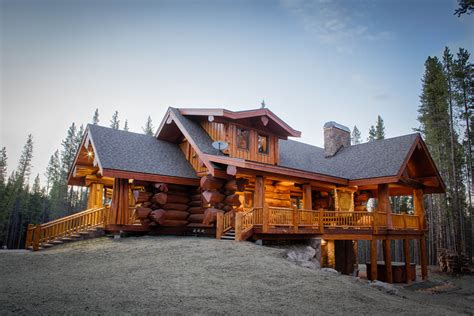 2013 Parade Home Moose Ridge Cabin Log Home Rustic Exterior