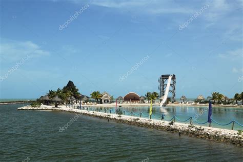 Cucumber Beach Amusement Park In Belize City Stock Editorial Photo