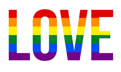 liefdetekst met kleuren van lgbt lesbienne vrolijk biseksueel en transsexueel pride flag
