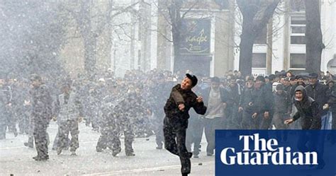 Riots In Bishkek Kyrgyzstan World News The Guardian