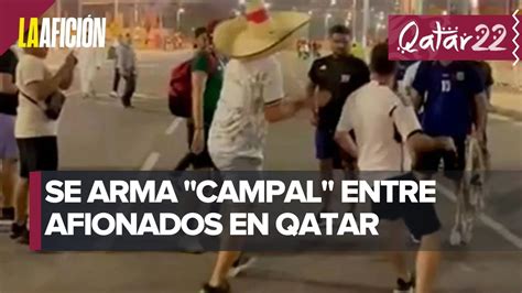 Mexicanos Y Argentinos Protagonizan Pelea Campal En Mundial De Qatar