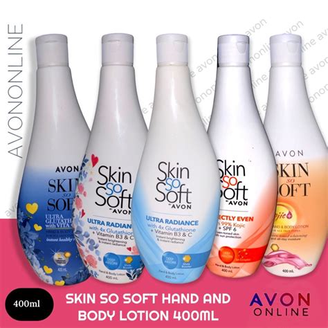 Avon Skin So Soft Hand And Body Lotions 400ml Shopee Philippines