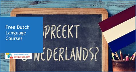 Free Dutch Language Courses