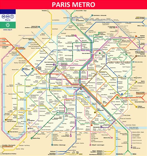 Paris France Subway Map Secretmuseum