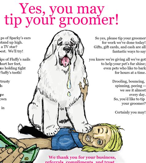Yes, You May Tip Your Groomer
