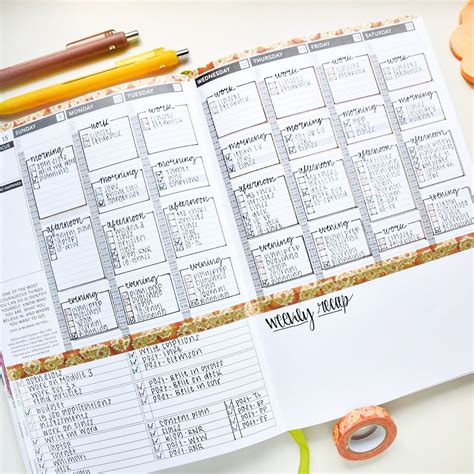 Passion Planner Weekly View Passion Planner Planner Inspiration Planner