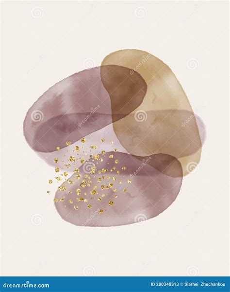 Abstract With Nude Shapes Design Stock Vector Illustration Of Nordic