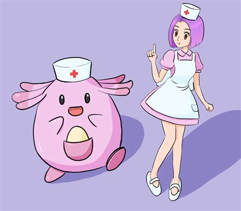 A Fanart Of Chansey And Myself As Nurse Joy R Pokemon
