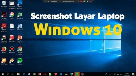 Windows 10, 8/8.1, 7, vista ve xp işletim sistemi dosyaları, yanlışlıkla kaldırılmış, silinmiş ya da bozulmuş ve onarılamaz durumda olabilir. Cara Screenshot Layar Laptop Windows 10 - YouTube