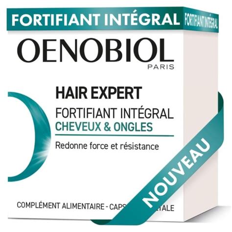 Fortifiant Intégral Cheveux Et Ongles Hair Expert Oenobiol 60 Comprimés