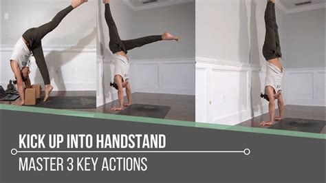 Kick Up Into Handstand Youtube