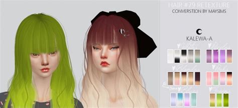 Athena Hair Re Texture At Kalewa A Sims 4 Updates