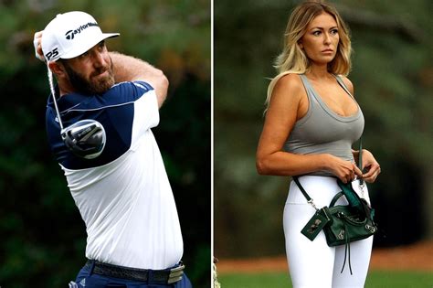 Paulina Gretzky Watches With Dustin Johnson In Masters