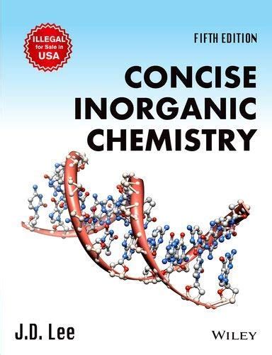 Concise Inorganic Chemistry By J D Lee Mgideals