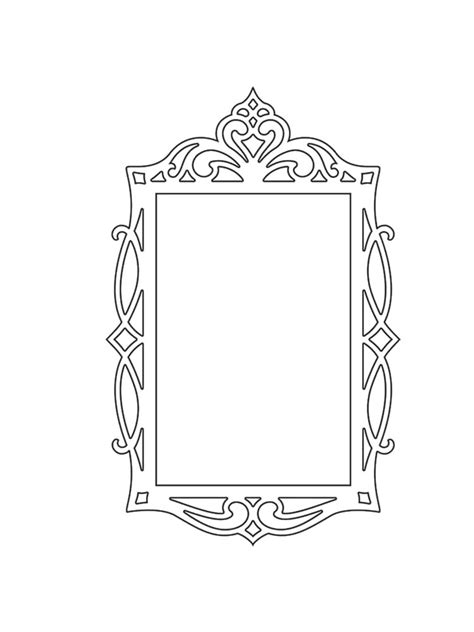 Mirror coloring pages. Free Printable Mirror coloring pages.