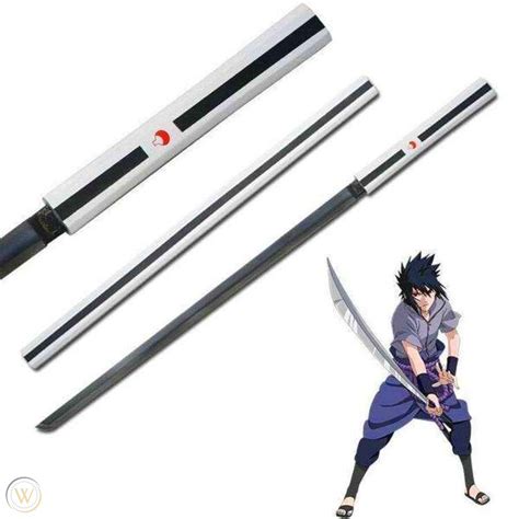 Large 40 Naruto Sasuke Kusanagi Grass Cutter Steel Ninja Sword Katana