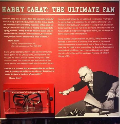 Photo courtesy of harry caray's restaurant group. Holy Cow We Are At The Chicago Sports Museum - Our ...