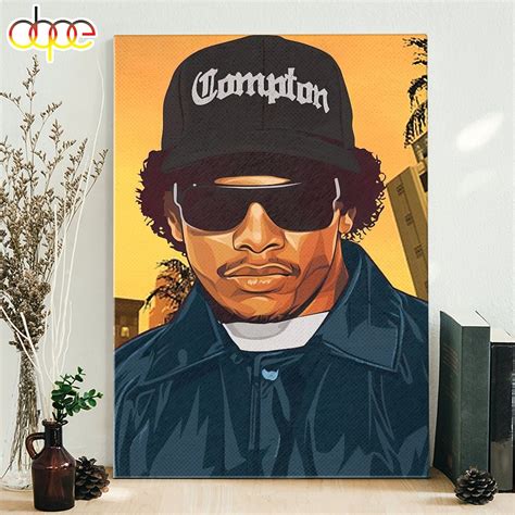 Eazy E Portraiture Art Hip Hop Poster Canvas