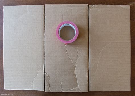 Make An Easy Diy T Shirt Folding Device From A Cardboard Box Bren Did