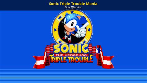 Sonic Triple Trouble Mania Sonic Mania Works In Progress