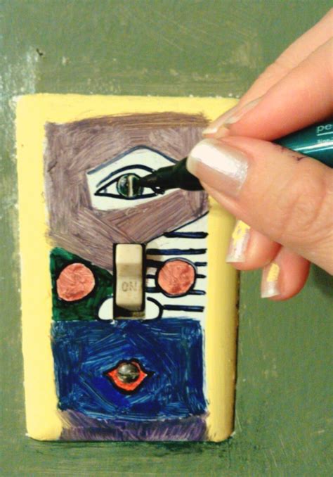 Making A Picasso Light Switch Plate Cover Thriftyfun