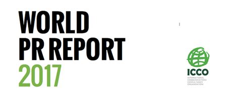 Icco Launches World Pr Report 2017 Icco Pr