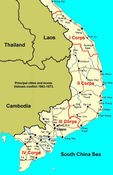Vietnammap New 1st Cavalry Division Association