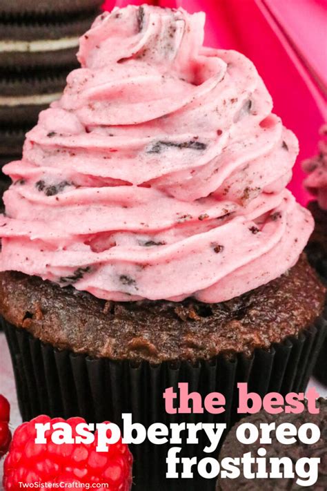 Raspberry Oreo Buttercream Frosting Two Sisters
