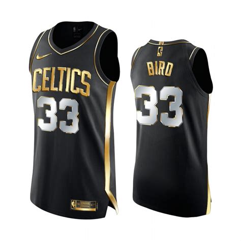Larry bird celtics nba jersey, size l. Larry Bird Boston Celtics Black Golden 2020-21 Jersey Limited Edition - Cfjersey.store