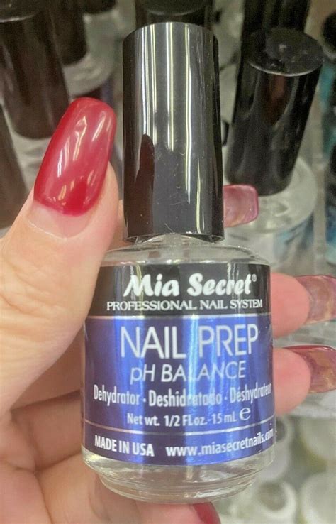 Mia Secret Professional Nail Prep Ph Balance Dehydrate 05 Fl Oz 15 Ml