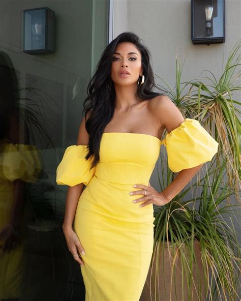 Nicole Scherzinger Sexy Look In A Yellow Dress 4 Photos The Fappening