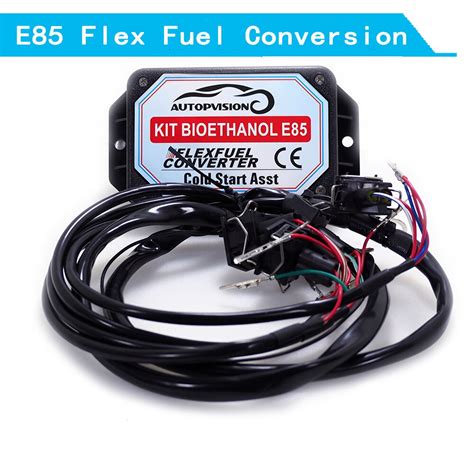 E85 Flex Fuel Connection Converter With Cold Start Asst Kit Plug And