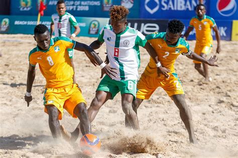 Beach Soccer Madagascar Simpose Face à La Côte Divoire à La Can 2018