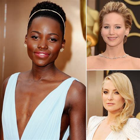 Oscars 2014 Hair And Makeup On The Red Carpet Popsugar Beauty