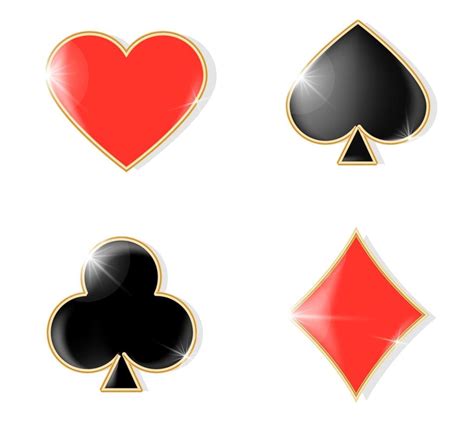 Set Of Suits Of Playing Cards 16122627 Vector Art At Vecteezy