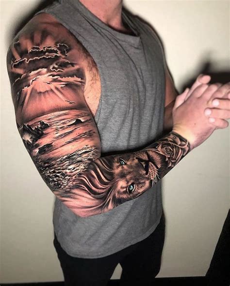 Half Sleeve Tattoos For Guys Best Sleeve Tattoos Sleeve Tattoos For