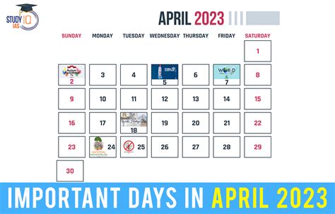 Important Days In April 2023 List Of National And International Dates