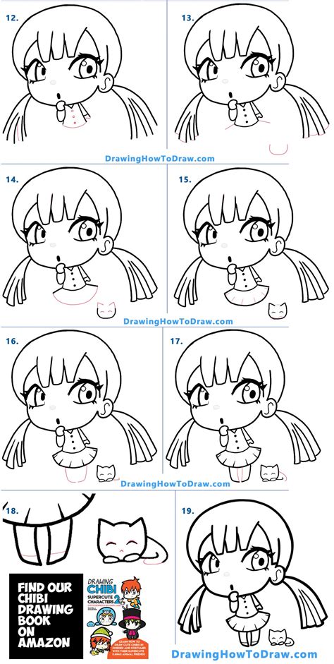 How To Draw An Anime Cat Girl Anime Drawings For Begi