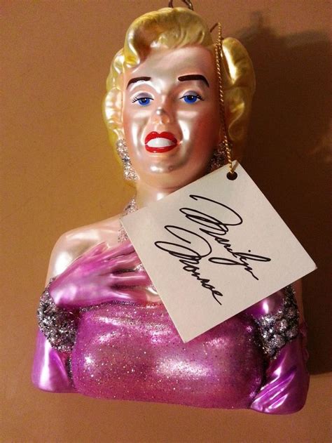 Marilyn Monroe Glass Blown Ornament Polonaise Kurt S Adler Komozja