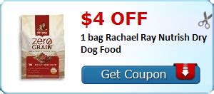 Up to $4 off at on nutrish dog food. Rachael Ray Nutrish Dry Dog Food Coupon - Seriously Free Stuff