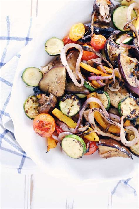 Marinated Grilled Vegetables Paleo Whole30 The Real Simple Good Life