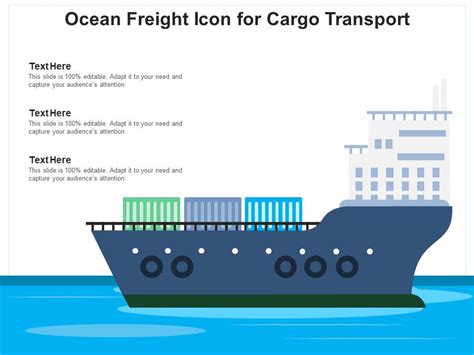 Ocean Freight Global Transport Secured Shipment Representing Worldwide