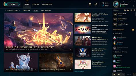 The Ui Of League Of Legends Client By Dat Thanh Nguyen Medium