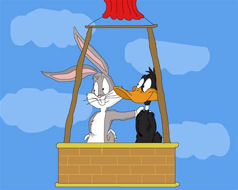 Bugs And Daffy On The Balloon By Tomarmstrong20 On Deviantart