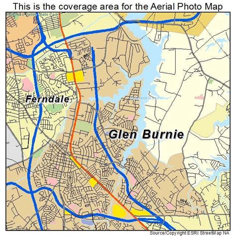 Glen Burnie Maryland Map Of Glen Burnie Maryland In 2023 Glen