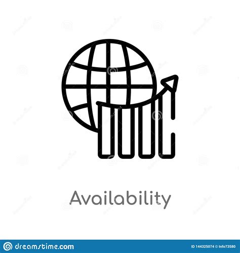 Search more than 600,000 icons for web & desktop here. Outline Availability Vector Icon. Isolated Black Simple ...