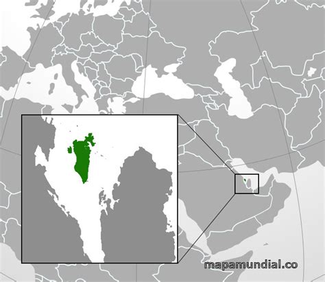 País de la isla mapa do bahrein. ﻿Mapa de Bahréin﻿, donde está, queda, país, encuentra ...