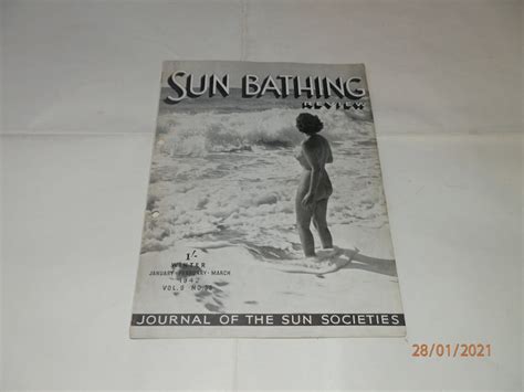 Vintage U K Published Naturist Magazine Sunbathing Review Etsy